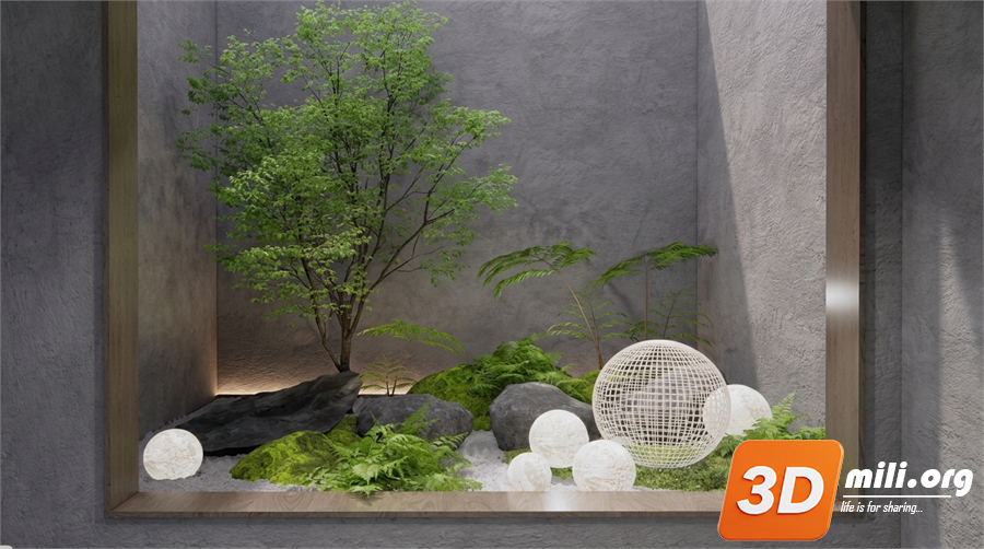 Mini Garden Skp Files 